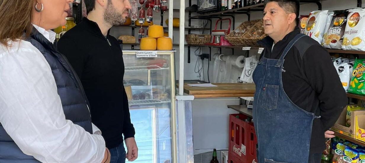 ”Nacho” Torres y Ana Clara Romero, se reunieron con comerciantes de Comodoro: “Son el motor de la economía local”