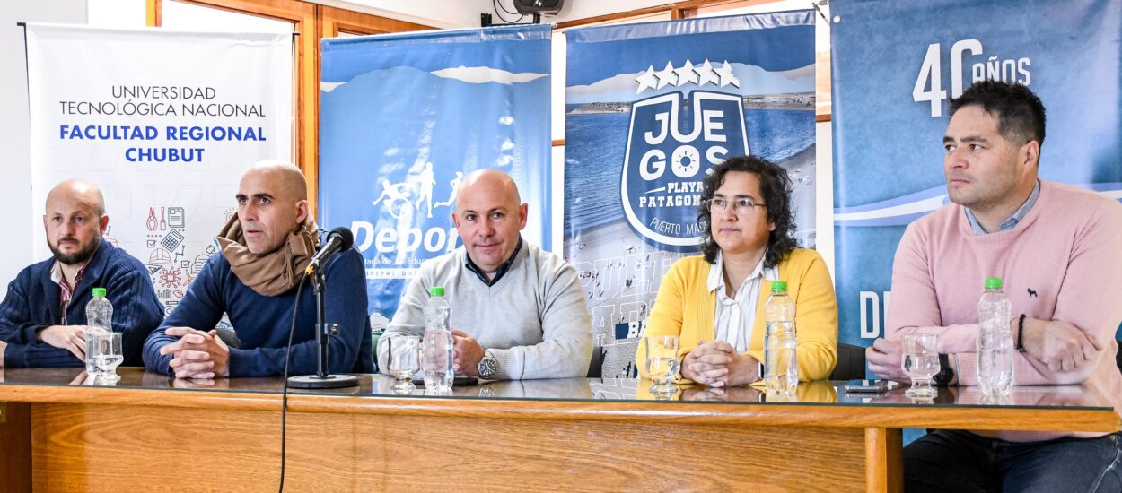 SASTRE ENCABEZÓ EL LANZAMIENTO DE LOS JUEGOS UNIVERSITARIOS DE PLAYA PATAGÓNICOS