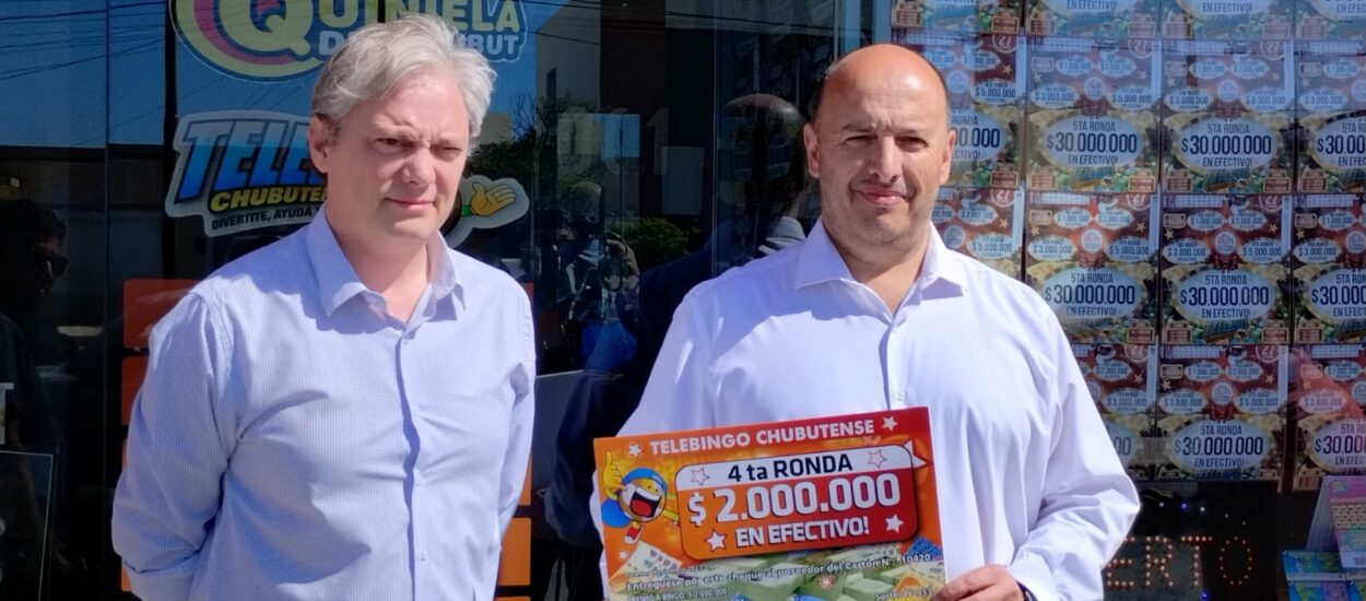 Lotería premió con 2 millones de pesos a una ganadora del Telebingo Chubutense