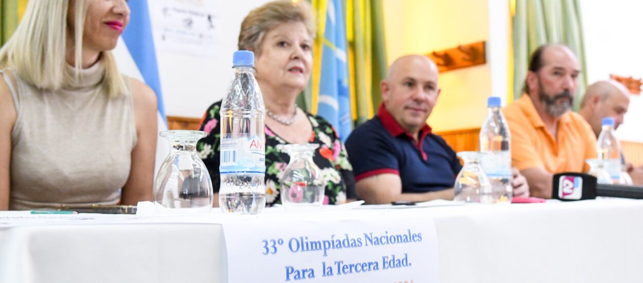 EL INTENDENTE PRESENTÓ LA 33ª EDICIÓN DE LAS OLIMPÍADAS PARA LA TERCERA EDAD