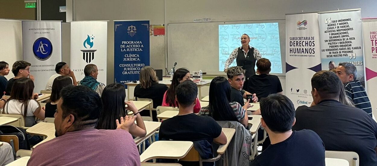 Derechos Humanos: Se realizó con éxito en Trelew la charla abierta sobre Trata y Tráfico de Personas