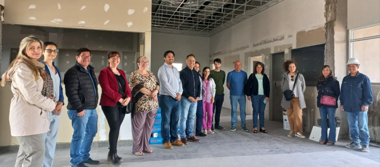 La obra del nuevo Centro de Salud que Provincia construye en el barrio Solanas de Puerto Madryn tiene un 90% de avance 