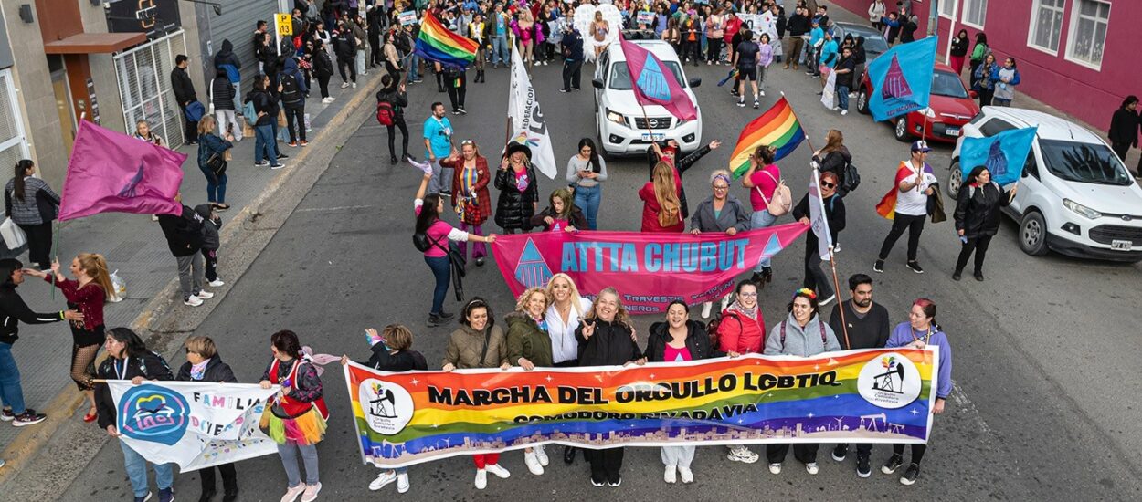 Comodoro Rivadavia: Con una masiva concurrencia, se concretó la 11° Marcha del Orgullo