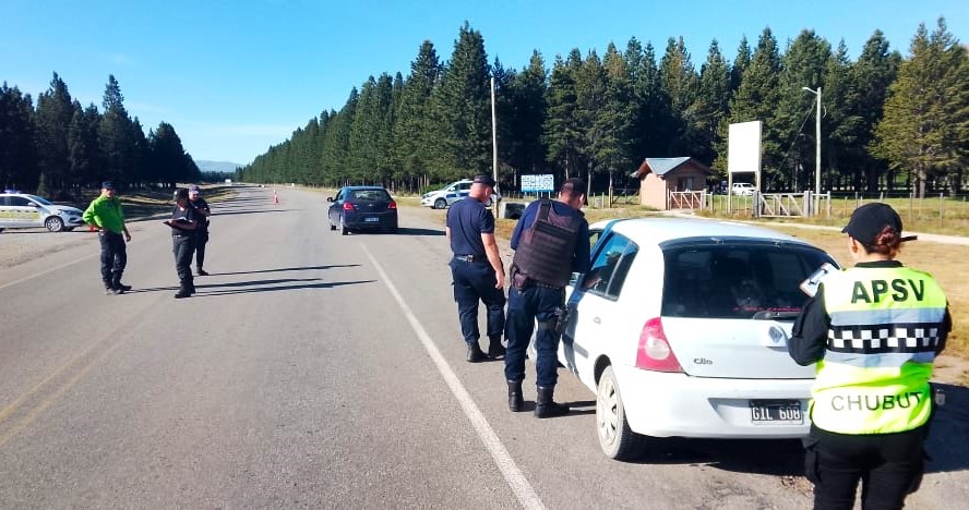 Seguridad vial en Chubut: La APSV retiró a 40 conductores de la vía pública y controló a más de 7 mil vehículos durante el fin de semana