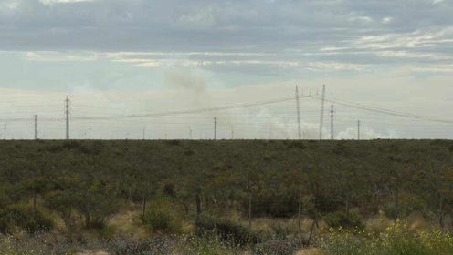 DESPLIEGUE DE BOMBEROS PARA COMBATIR INCENDIO RURAL EN ZONA DE ALTO RIESGO