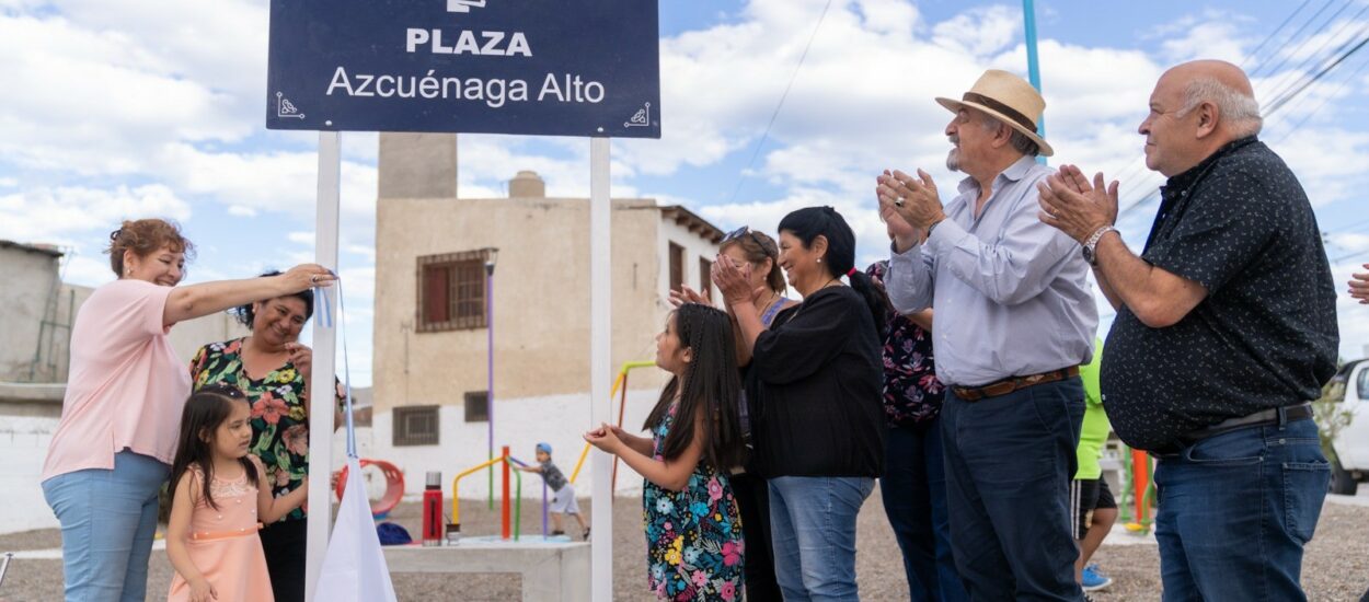 Comodoro Rivadavia: El Municipio inauguró la plaza Azcuénaga alto del barrio Presidente Ortiz