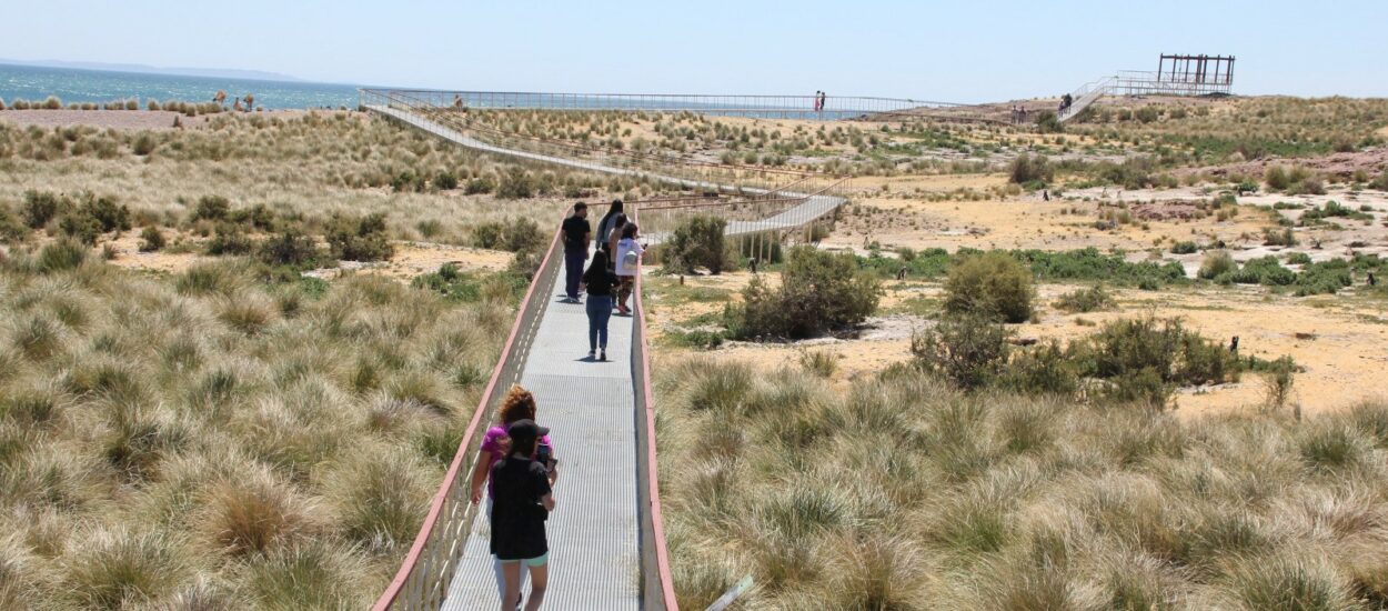 Turismo chubutense: Medios locales realizaron un viaje de prensa a Camarones y al Área Natural Protegida Cabo Dos Bahías