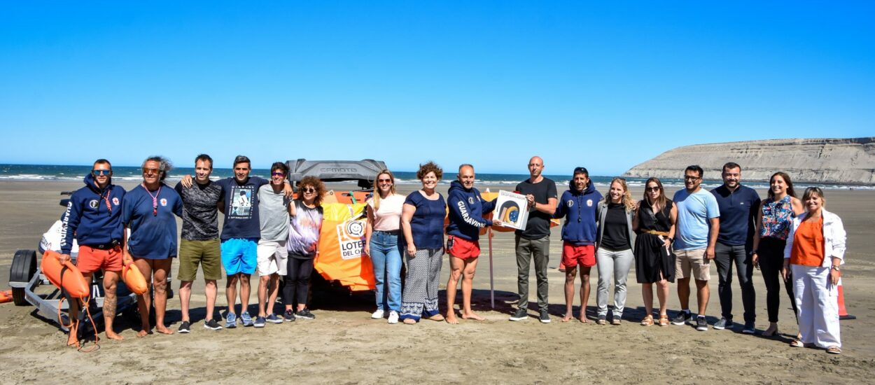 Provincia entregó herramientas de trabajo a Guardavidas de Rada Tilly