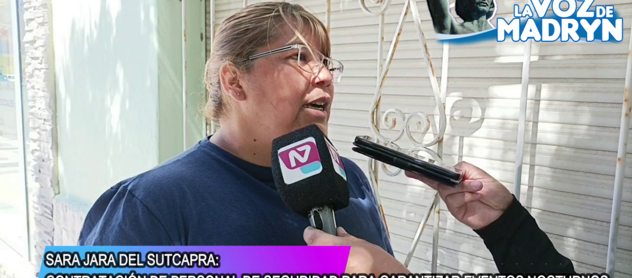 SARA JARA DEL SUTCAPRA: CONTRATACIÓN DE PERSONAL DE SEGURIDAD PARA GARANTIZAR EVENTOS NOCTURNOS