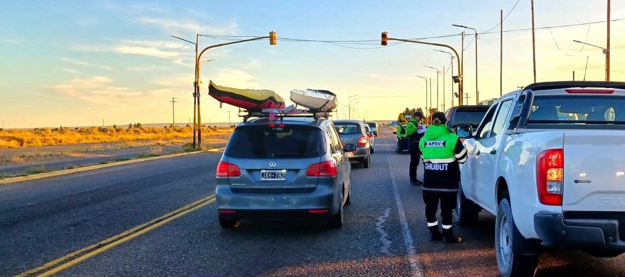 Durante el fin de semana largo se controlaron más de 11 mil vehículos en Chubut