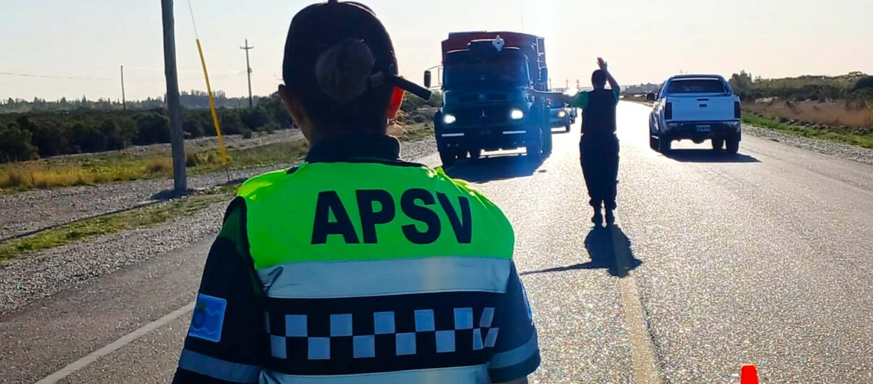 Provincia controló más de 7 mil vehículos durante el fin de semana en Chubut