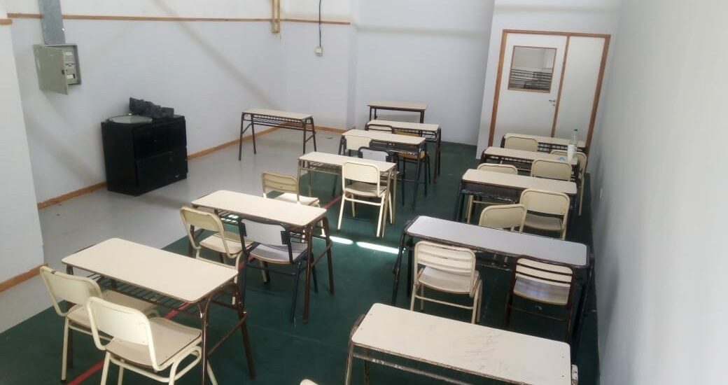 Provincia construyó nuevas aulas en el Centro de Formación Profesional N°652 para que funcione allí la Escuela de Biología Marina de Comodoro Rivadavia