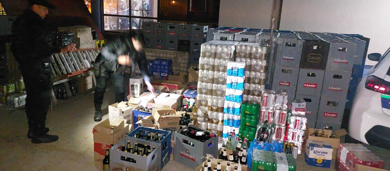 La Policía del Chubut secuestró más de 1.200 litros de alcohol por venta clandestina en Trelew