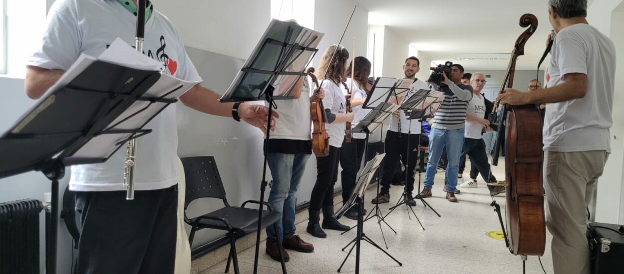 Provincia destacó el concierto que brindó “Música para el Alma” en el Hospital Zonal de Trelew