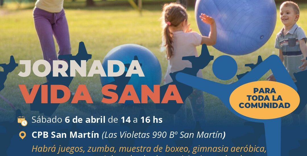 Comodoro Rivadavia: Este sábado se realizará la jornada “Vida Sana” en el marco del Día Mundial de la Actividad Física