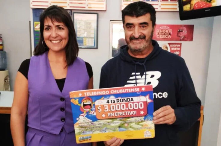 Una jubilada de Puerto Madryn ganó tres millones de pesos en el Telebingo Chubutense