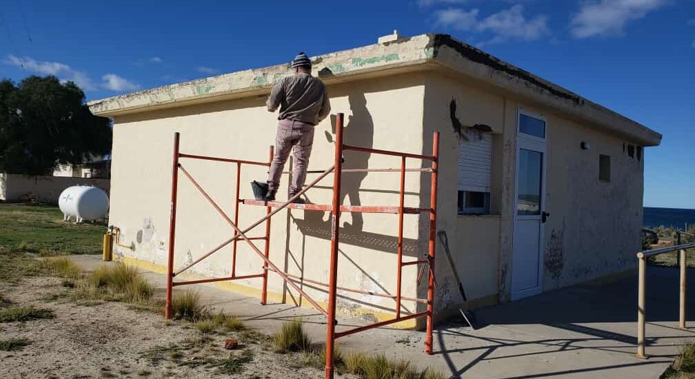 Provincia ejecuta obras de refacción y mantenimiento en el Área Natural Protegida Punta Loma