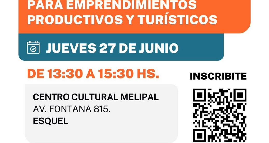 Provincia sigue brindando charlas informativas sobre líneas de créditos para emprendimientos productivos y turísticos