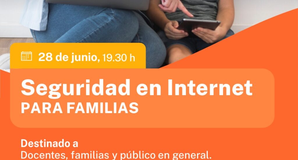 Seguridad en Internet: Provincia realiza en Comodoro Rivadavia una charla especialmente destinada a las familias