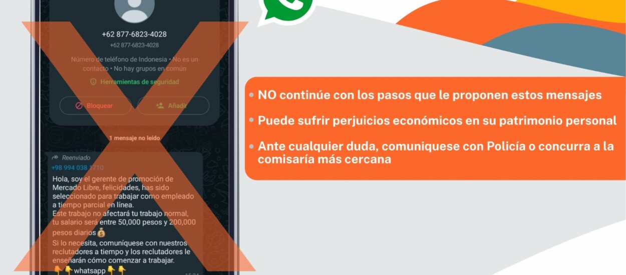 Gobierno del Chubut advierte sobre estafas que se realizan utilizando el nombre de ‘Mercado Libre’