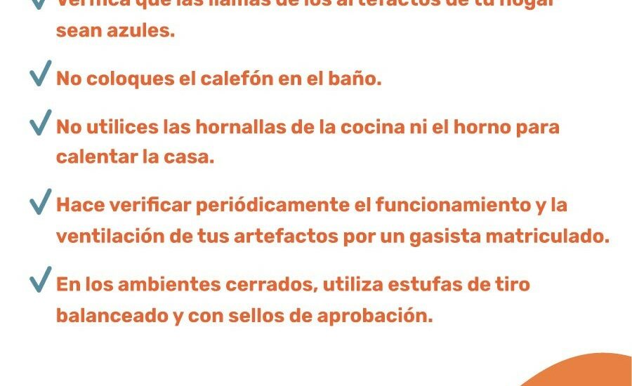 El Gobierno recuerda las medidas para prevenir intoxicaciones por monóxido de carbono