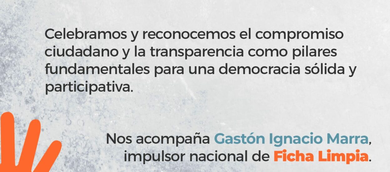 Ficha Limpia: se realiza este miércoles en la Legislatura un acto de Reconocimiento a la Sociedad Civil