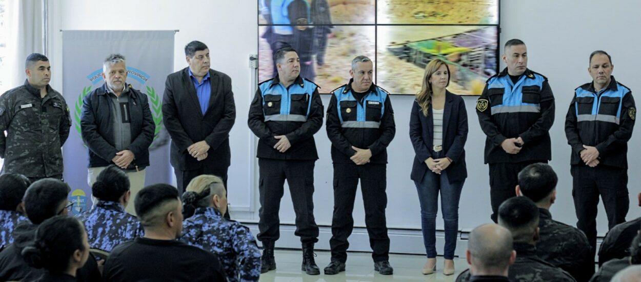 Efectivos de la Policía del Chubut cumplieron con el “II Curso de Intervenciones Carcelarias”