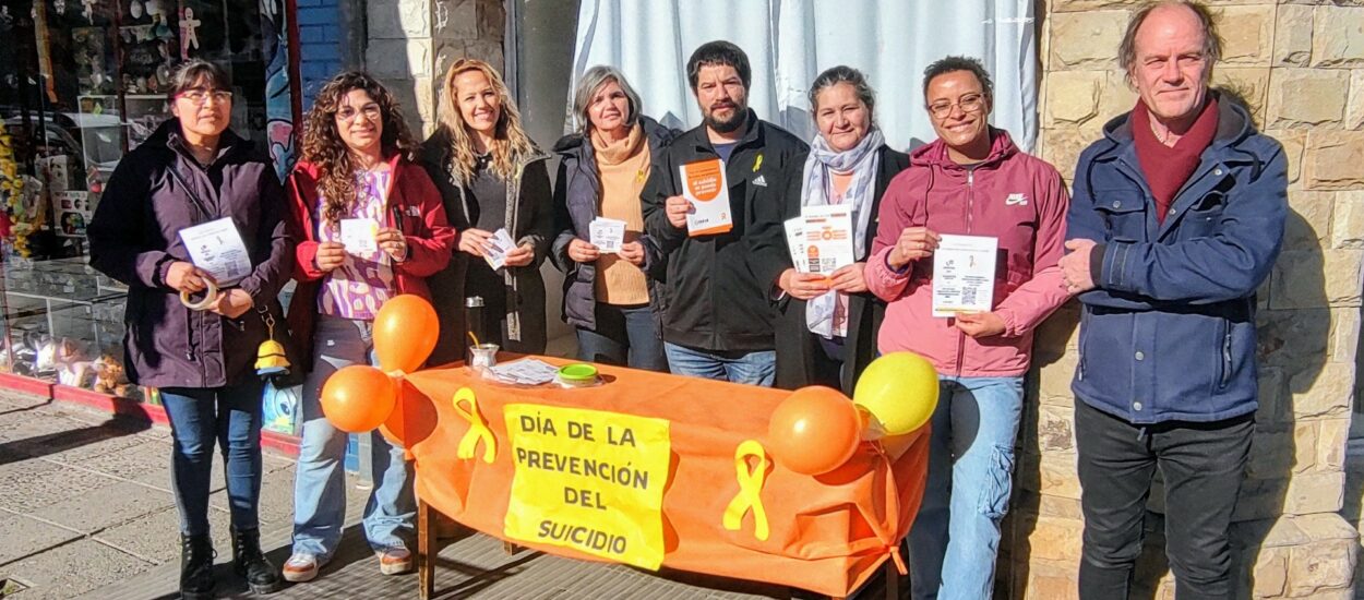 El Gobierno de la Provincia acompañó en Esquel actividades de prevención organizadas por la Mesa Intersectorial de Abordaje del Suicidio