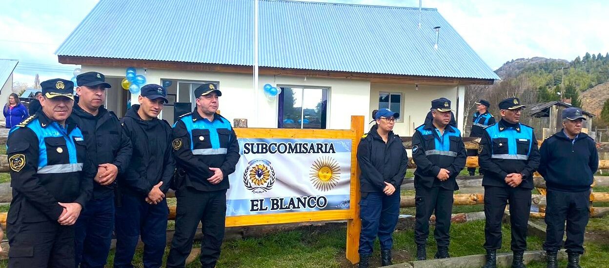 El Gobierno del Chubut inauguró la subcomisaría Paraje Villa El Blanco en Cholila