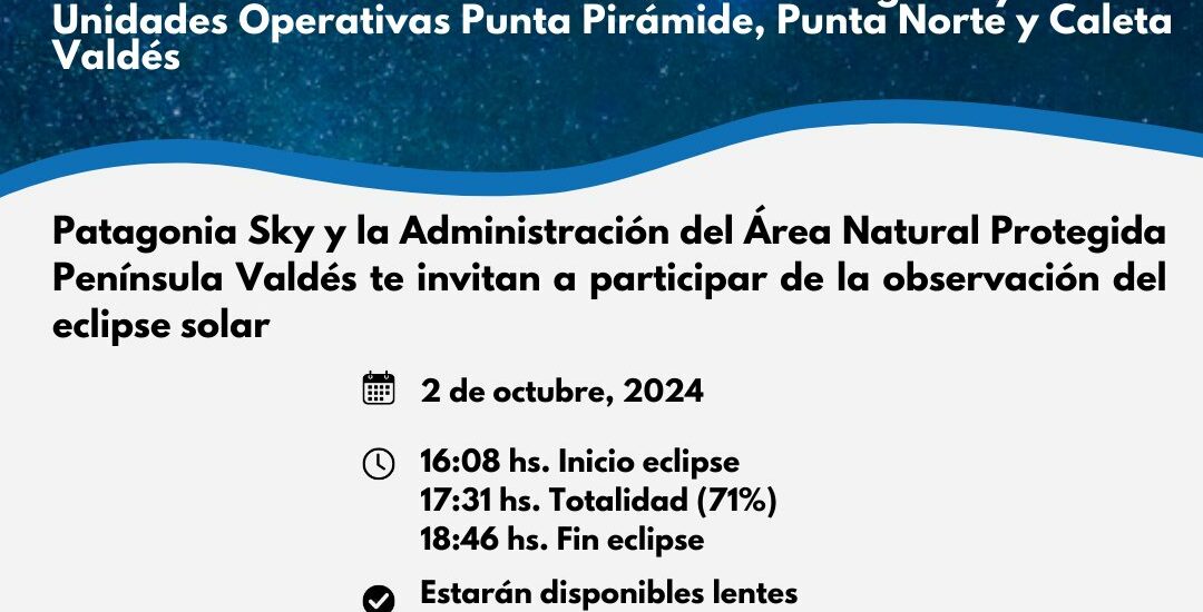 Patagonia Sky se Prepara para el Eclipse Solar en San Julián: Entrega de Lentes Seguros para la Observación