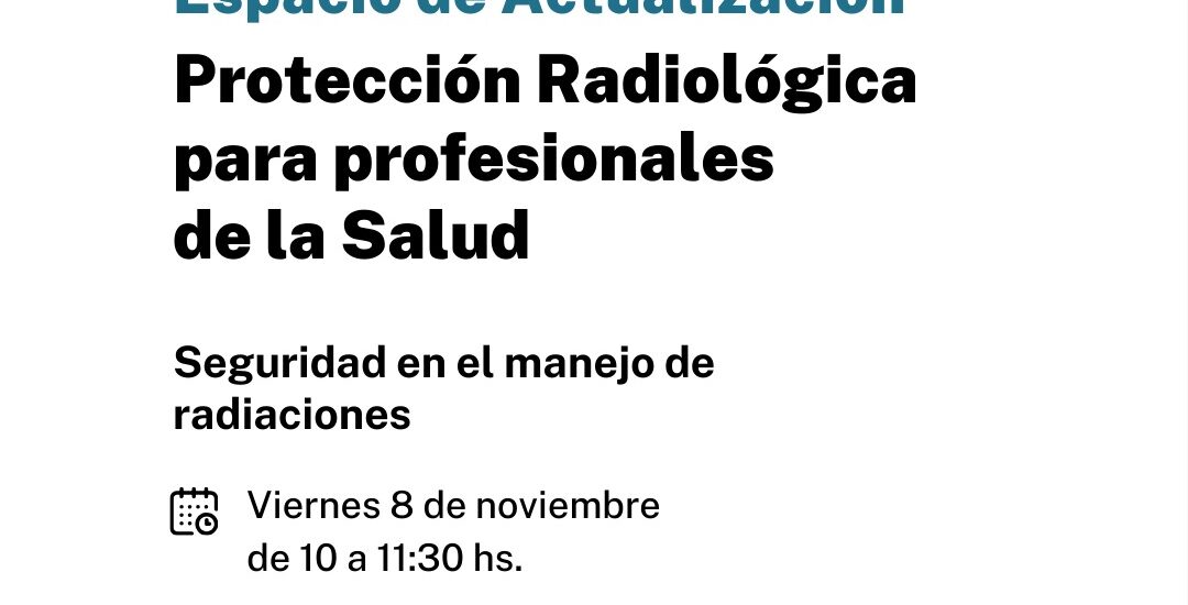 Provincia dictará capacitación sobre Protección Radiológica para profesionales de la salud