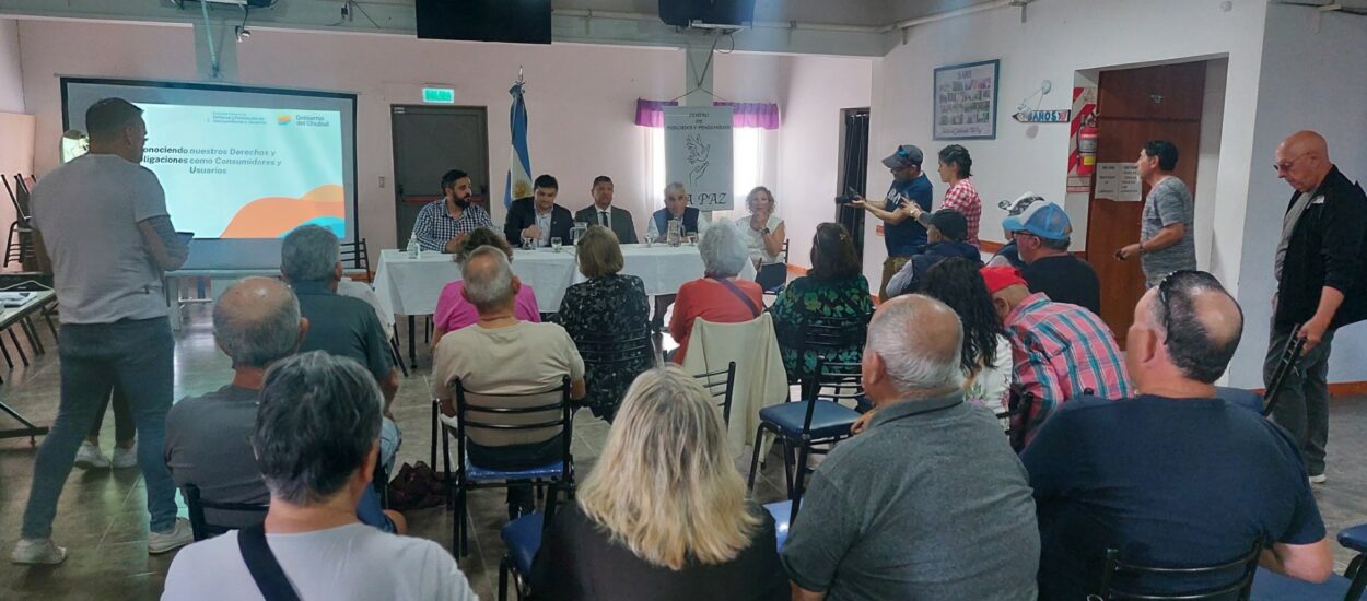 Provincia puso en marcha el ciclo de Defensa al Consumidor para Adultos Mayores