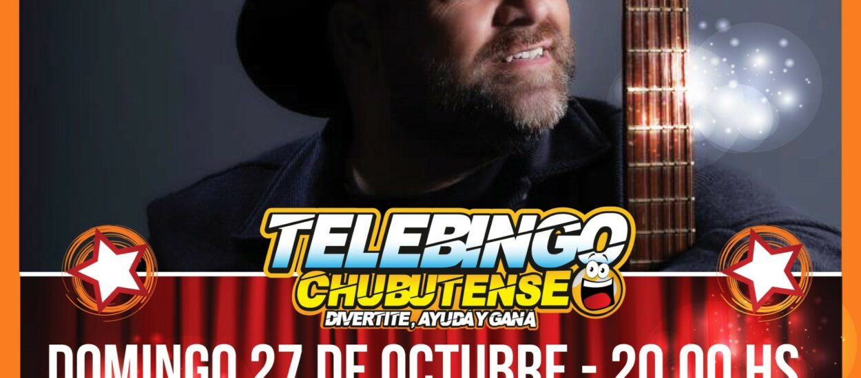 Juan Fuentes, ex cantante de Los Huayra, cerrará el Telebingo Chubutense en Trelew