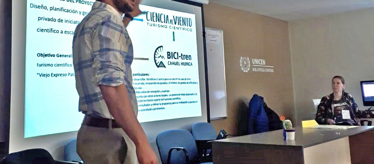 Becario de Chubut presentó su tesis doctoral basada en el turismo científico en la Provincia