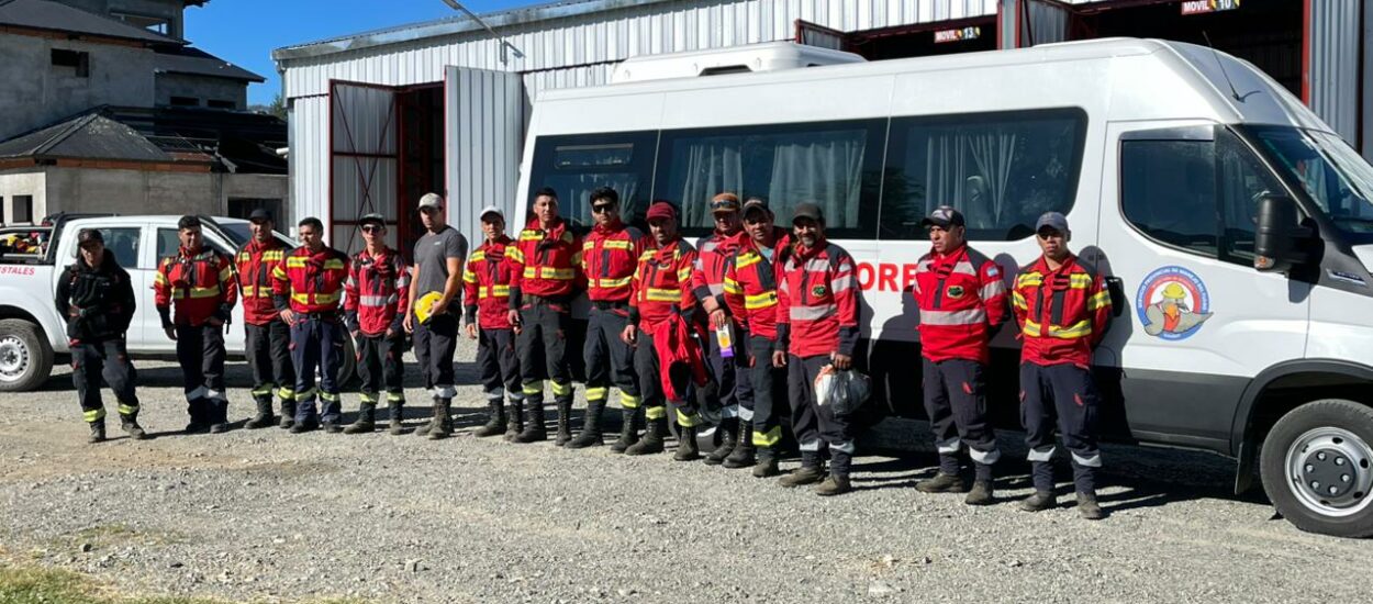 El Gobierno del Chubut colabora con el operativo para combatir el incendio en el Parque Nacional “Nahuel Huapi”