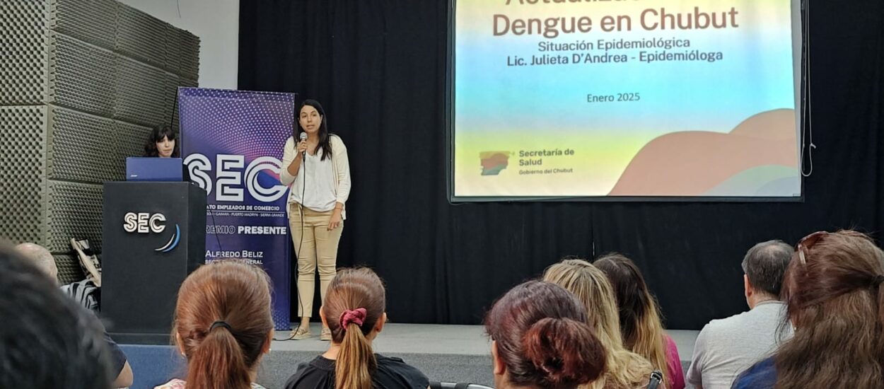 Provincia realizó en Trelew una jornada de actualización sobre el abordaje clínico del Dengue