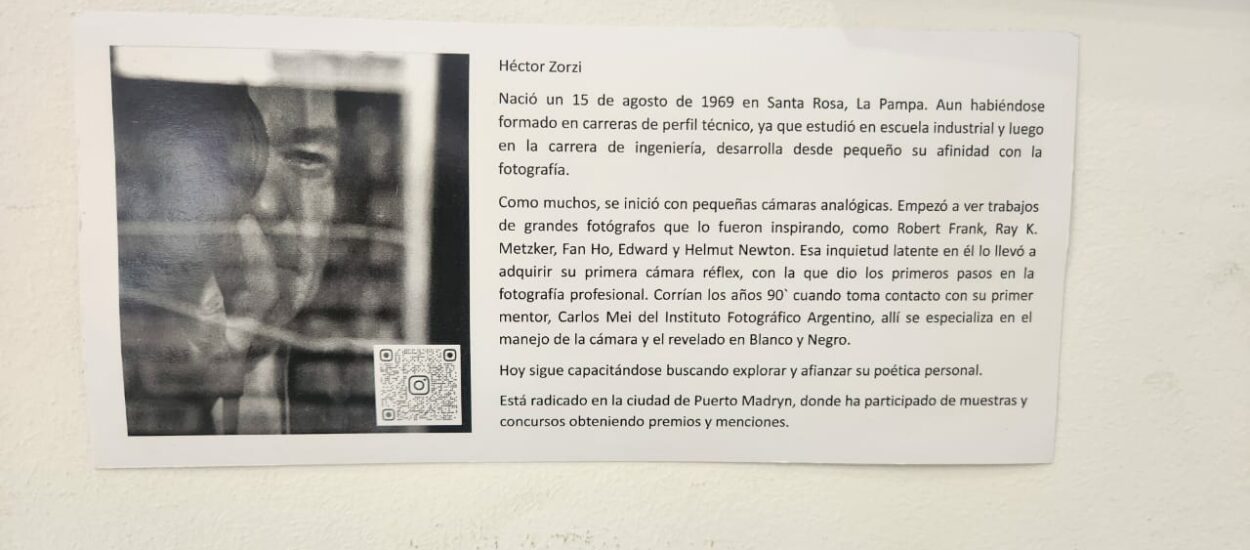 Héctor Zorzi presenta “Reflejos y Sombras del Ser” en la Secretaría de Cultura